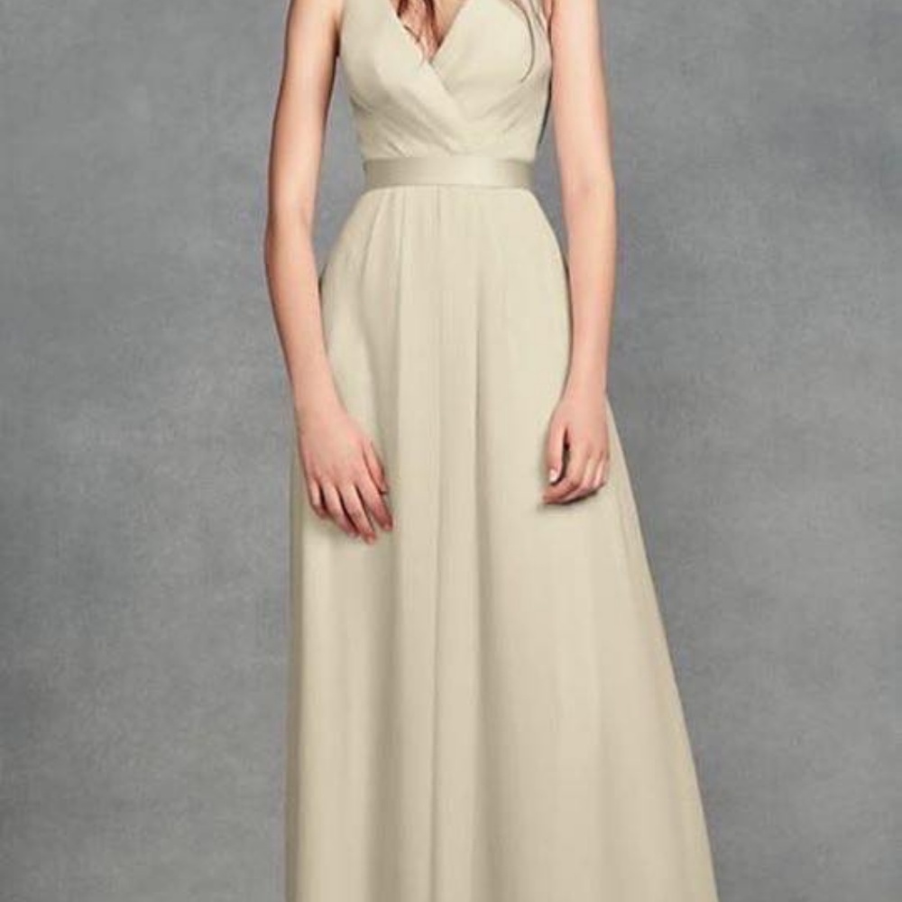 Vera Wang Champagne color Dress